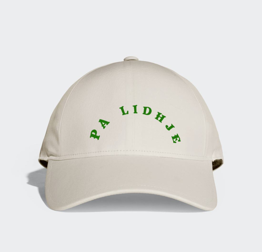 ‘Pa Lidhje’ Embroidered Baseball Cap - Beige