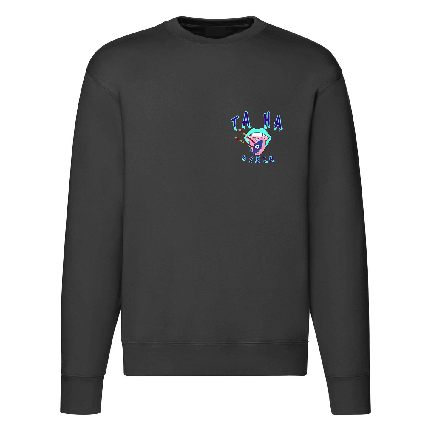 TA HA SYNIN Embroidered Crew Neck Sweatshirt